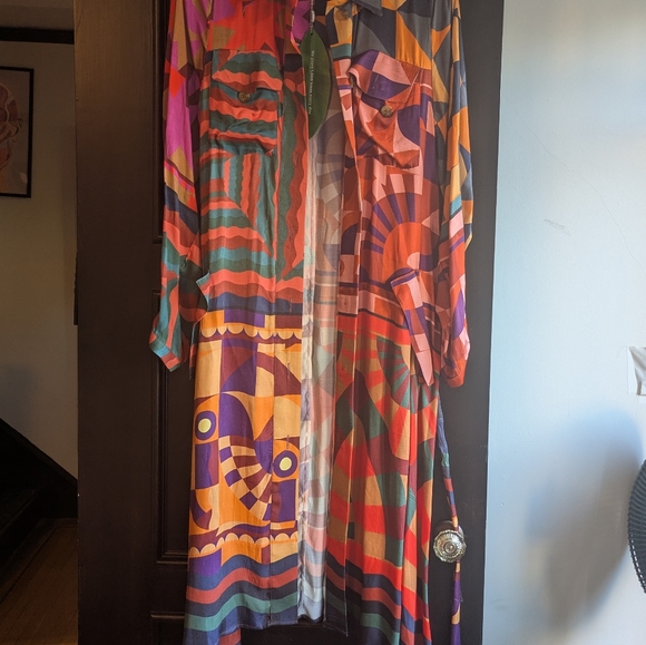 FARM Rio Graphic Scarves Shirtdress - Picture 4 of 7